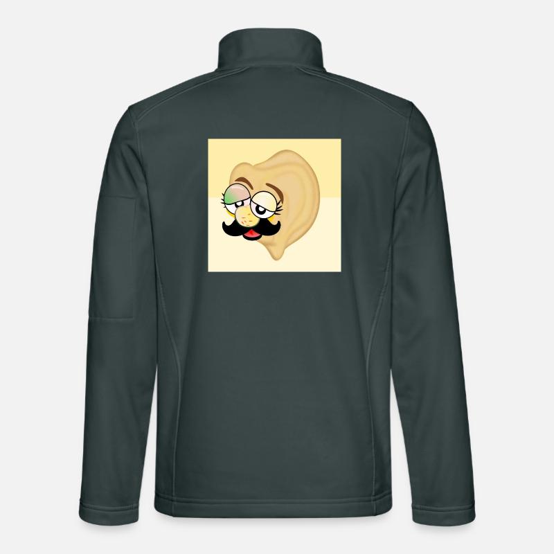 Chickpea Dad Moustache Unisex Softshell Jacket