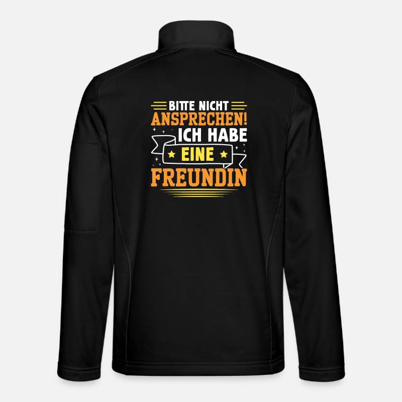 Malle BITTE NICHT ANSPRECHEN Lustiges Unisex Softshelljacke