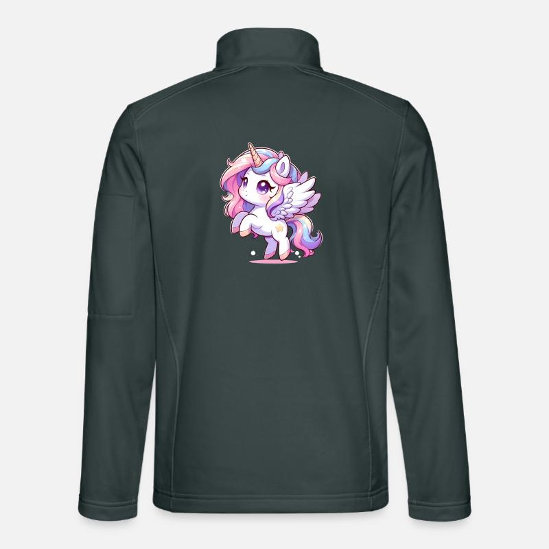 Licorne magique Veste en tissu softshell Unisexe