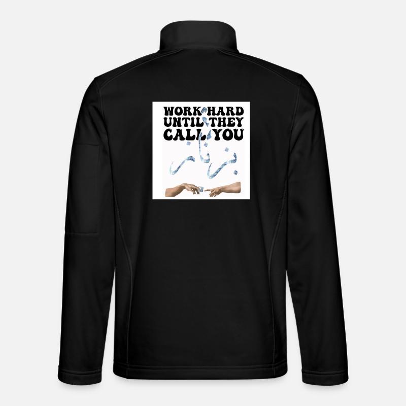 Motivation Work Money - Unisex Softshell Jacket - black