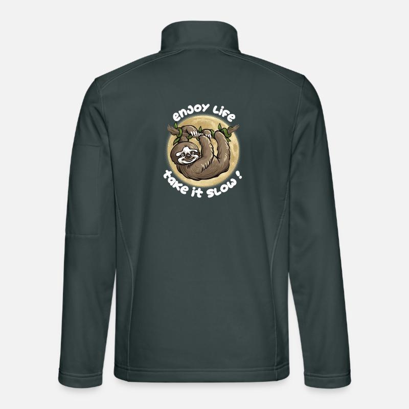 Gehen Sie es langsam an! Unisex Softshelljacke