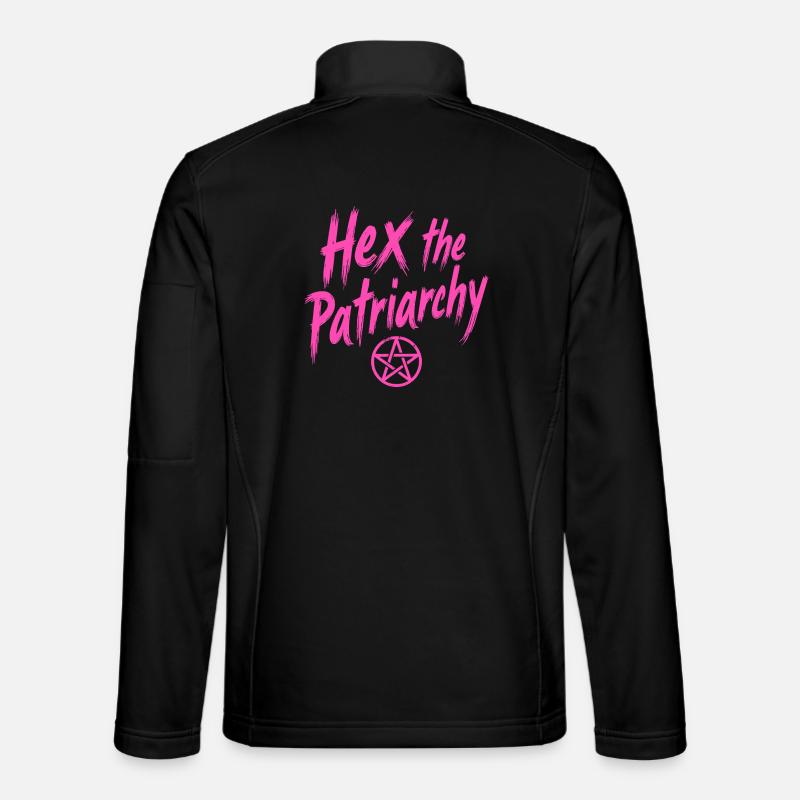 Hex The Patriarchy - Feminist Statement - Unisex Softshelljacke - Schwarz