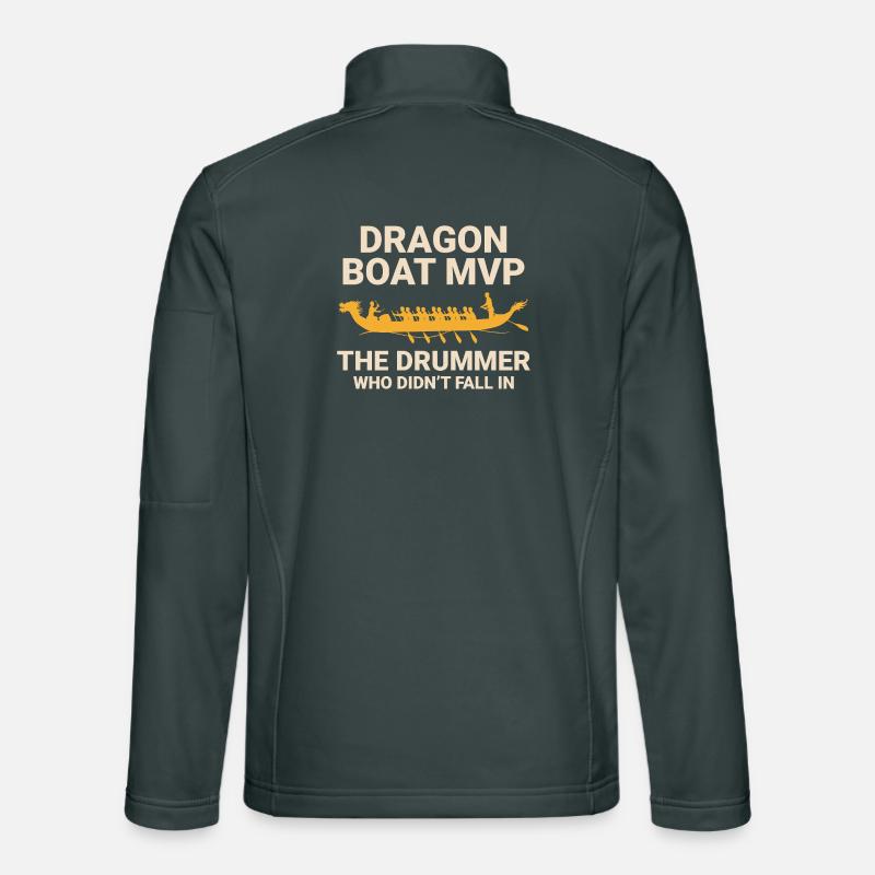 Meister im Drachenbootrennen Unisex Softshelljacke