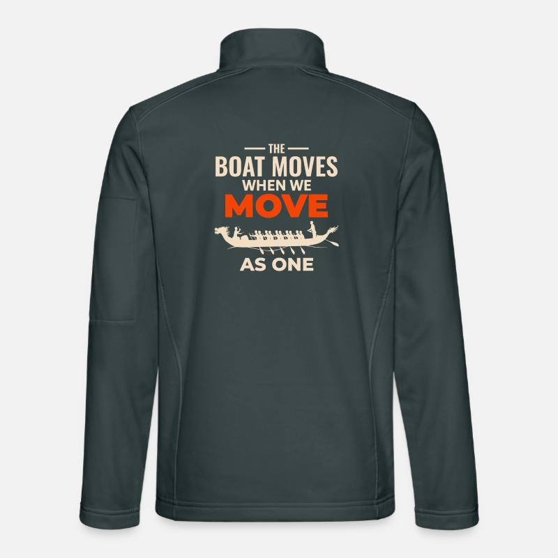 Dragon Boat Unity Design  Unisex Softshell Jacket
