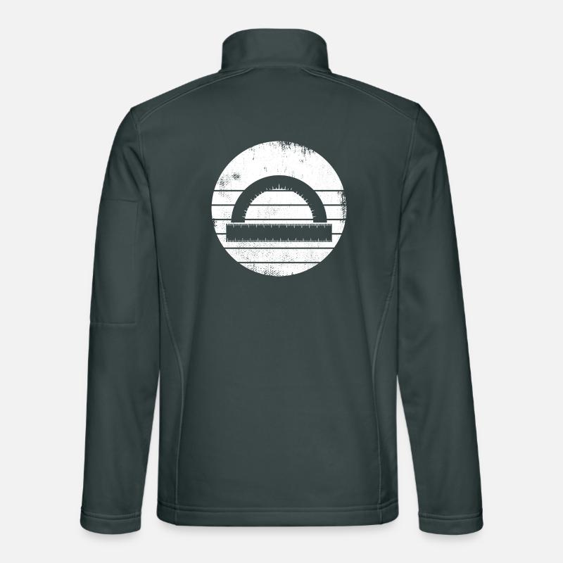 Semi-circular protractor Unisex Softshell Jacket