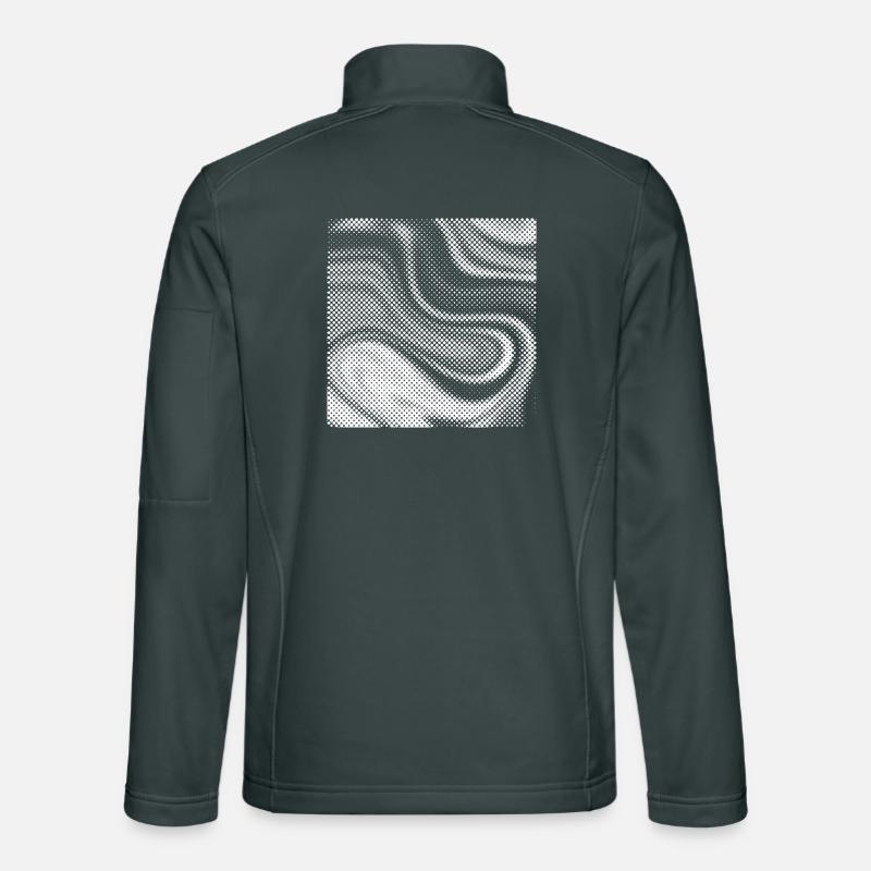 Tourbillon de plasma en demi-teinte Veste en tissu softshell Unisexe