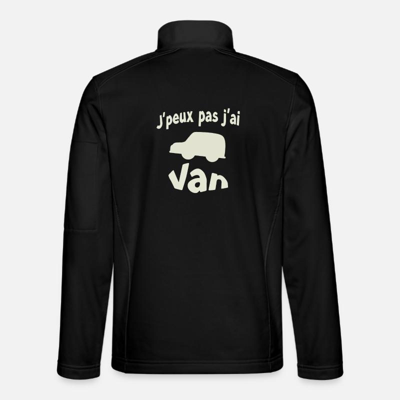 I can't I have Van - Unisex Softshell Jacket - black