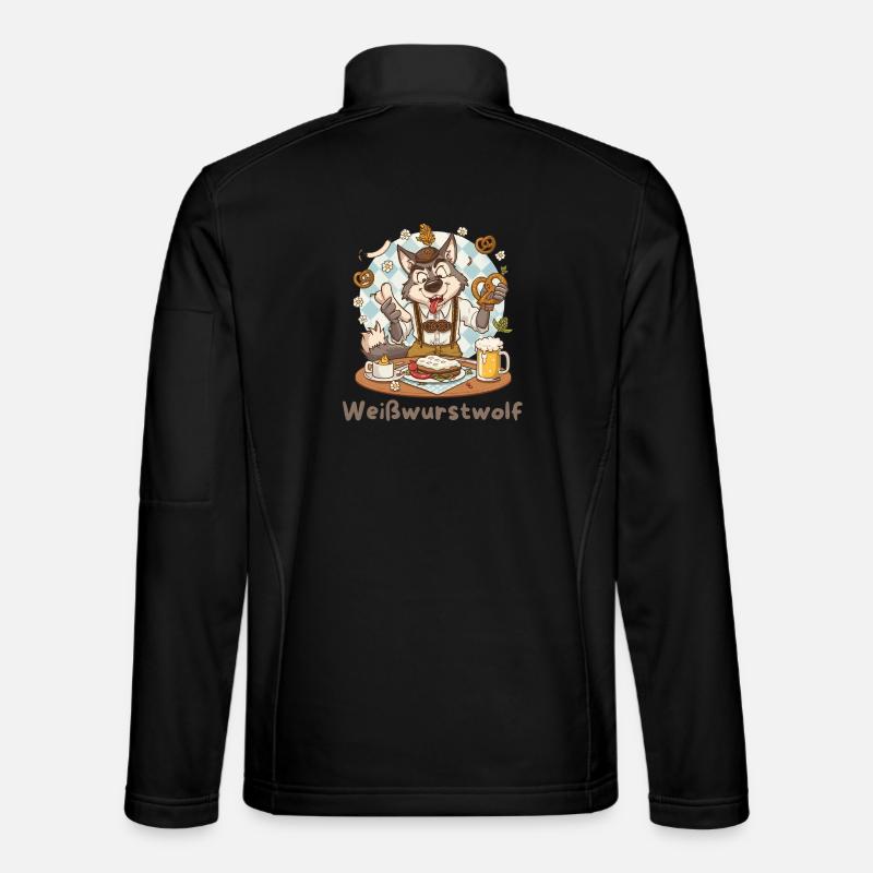 Moulin à saucisses Kochheld Bavarois - Veste en tissu softshell Unisexe - noir