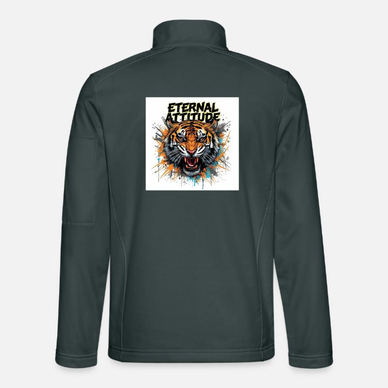 Eternal Tiger Pose Unisex Softshell Jacket