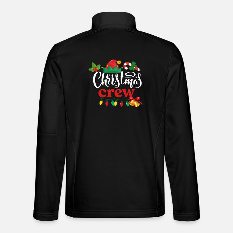 CHRISTMAS CREW - Unisex Softshell Jacket - black