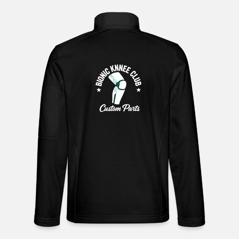Bionic Knee Club Bionic Knee Replacement Gift Unisex Softshell Jacket