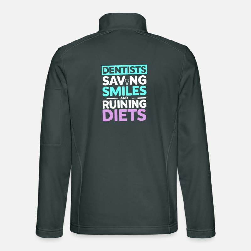 Conception de la santé bucco-dentaire du cabinet dentaire Veste en tissu softshell Unisexe