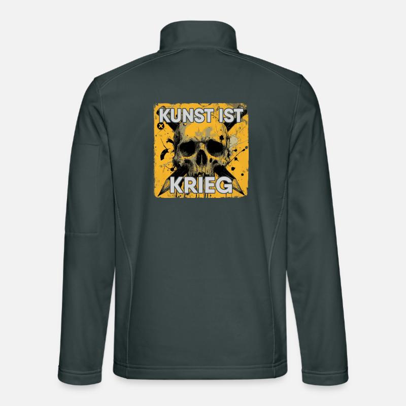 Art is War – Skulls & Pencils Unisex Softshell Jacket
