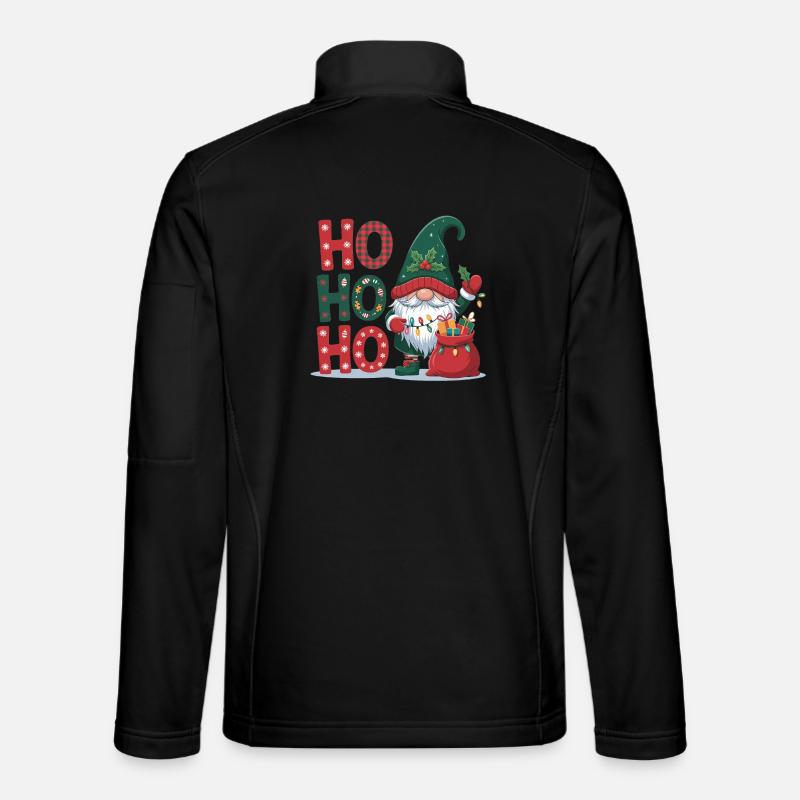 HoHoHo Noël Gnome Veste en tissu softshell Unisexe