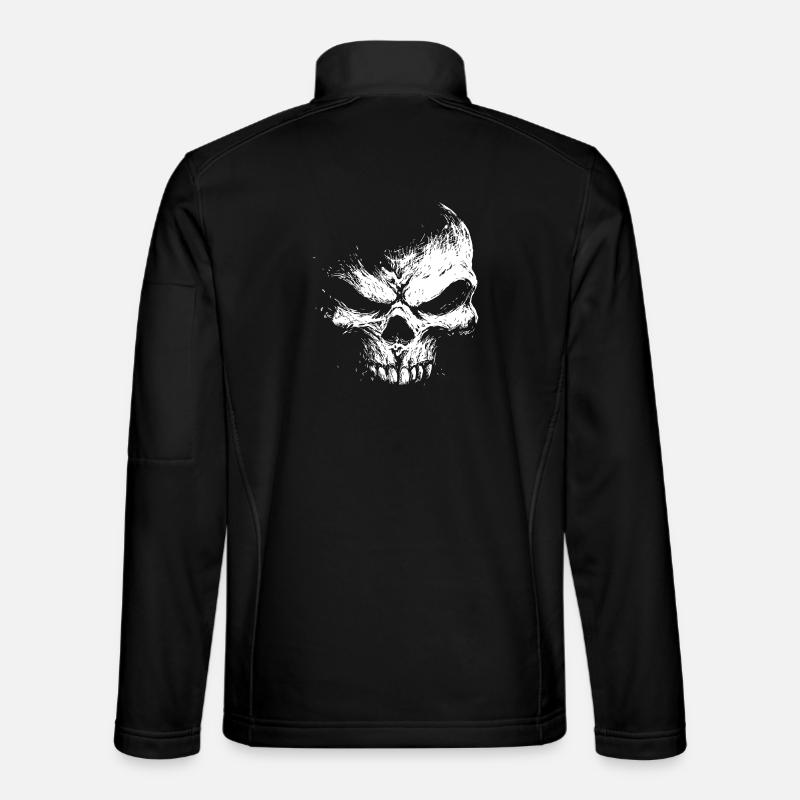 Evil Skull – Dark Grinning Beast - Unisex Softshelljacke - Schwarz