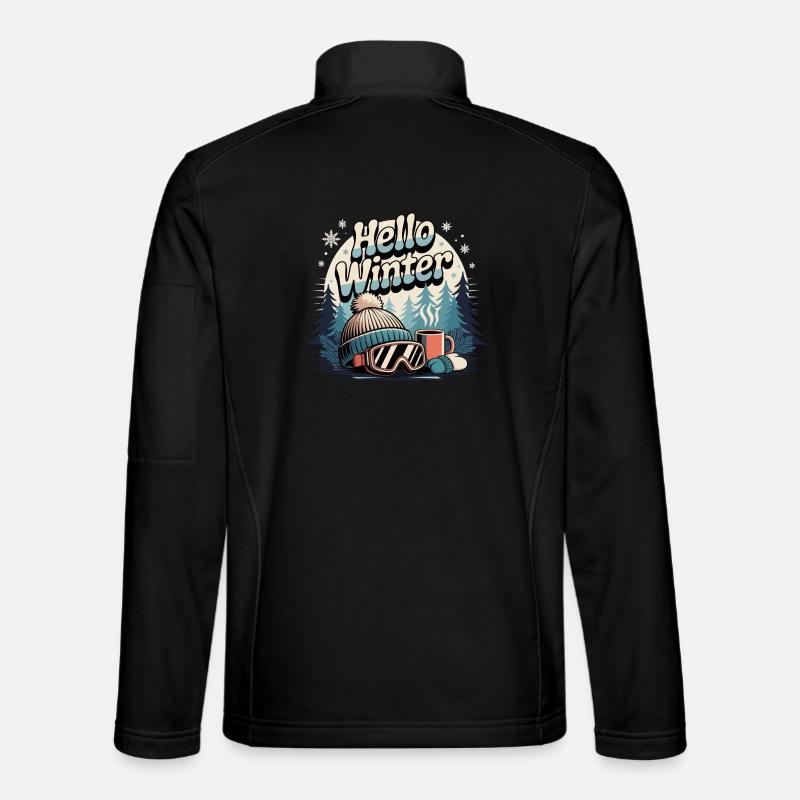 Ski Skifahren Skifahrer - Unisex Softshelljacke - Schwarz