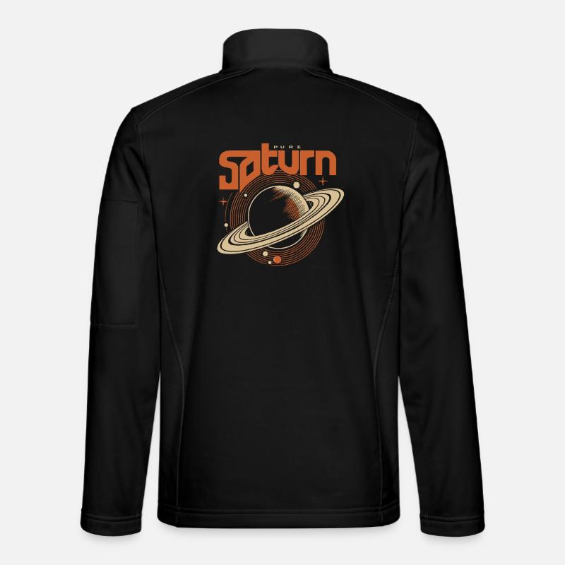 Saturn Retro Orbital Unisex Softshell Jacket