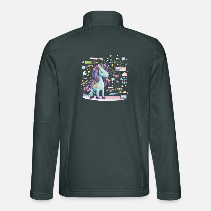 Illustration de sorts de la technologie licorne Veste en tissu softshell Unisexe