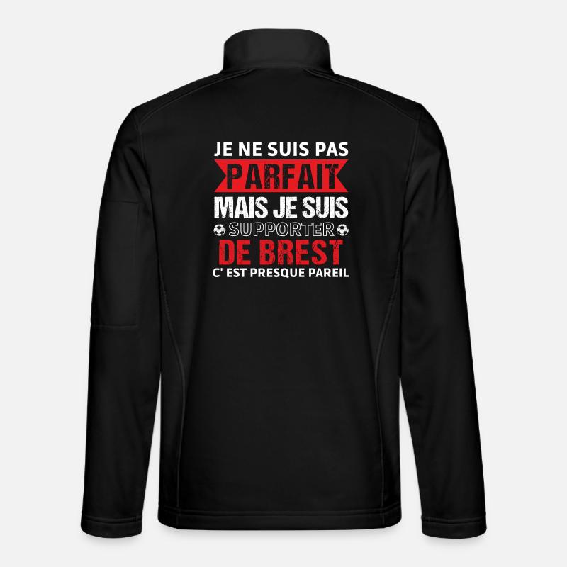 Brest-Supporter Brest Fußballgeschenk - Unisex Softshelljacke - Schwarz