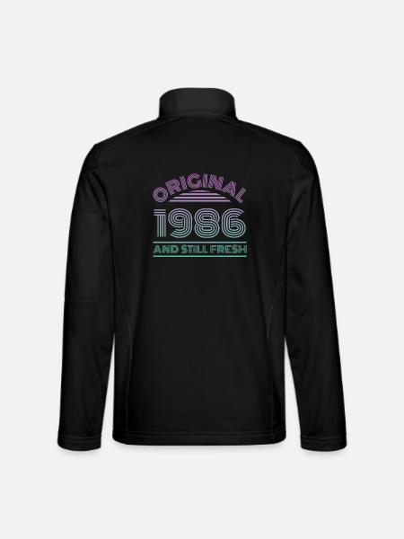 Millésime 1986 - Veste en tissu softshell Unisexe - noir