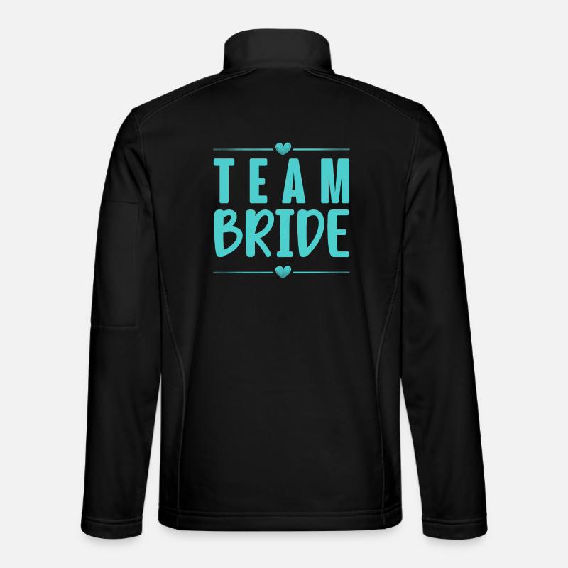 Team Braut JGA - Unisex Softshelljacke - Schwarz