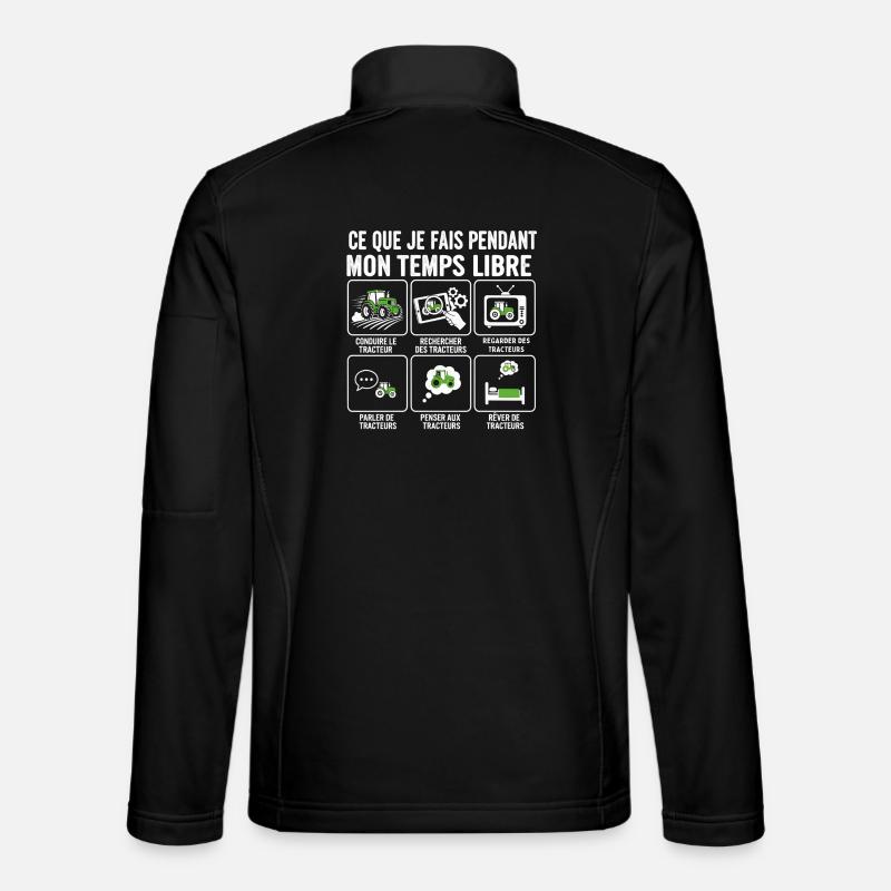 Temps libre et tracteurs: activités Veste en tissu softshell Unisexe