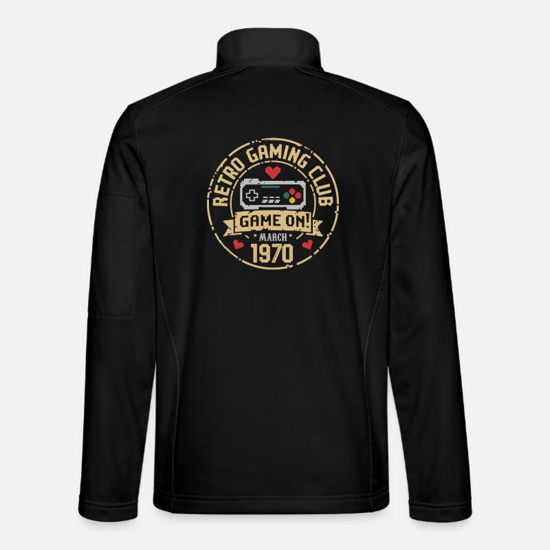 März 1970 Geburtstagsgeschenk März 1970 Geboren Unisex Softshelljacke
