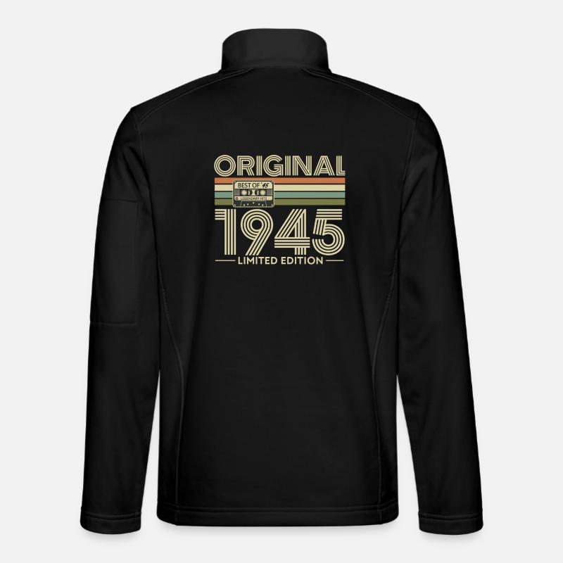 Original 1945 Édition limitée Cassette - Veste en tissu softshell Unisexe - noir