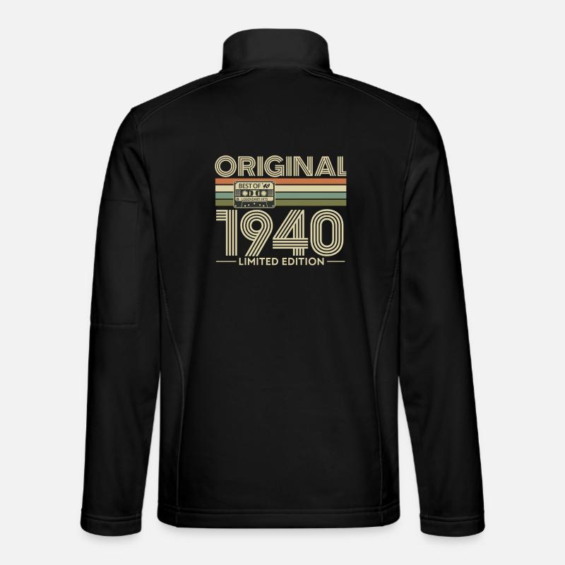 Original 1940 Retro Cassette Limited Veste en tissu softshell Unisexe