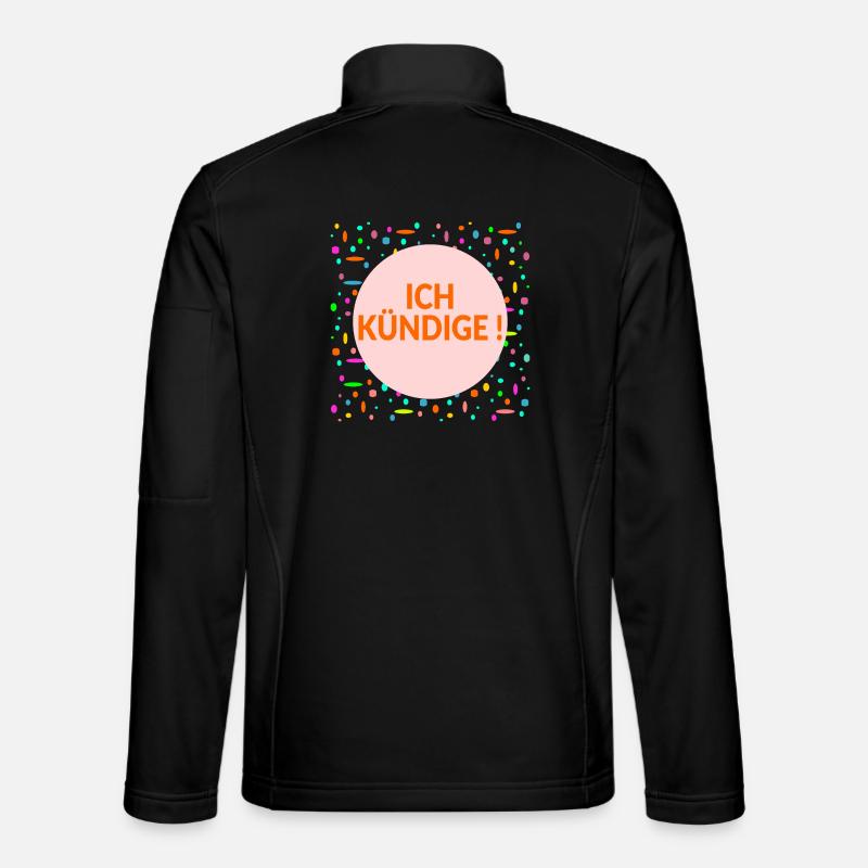 Kündigung Job - Unisex Softshelljacke - Schwarz