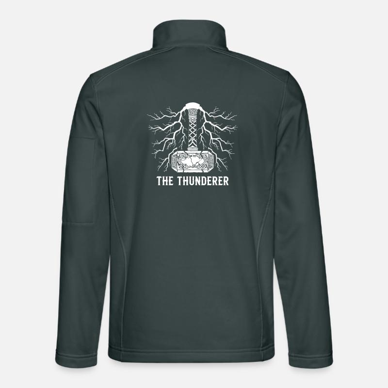 The Thunderer Marteau de Thor Mjölnir Foudre Veste en tissu softshell Unisexe