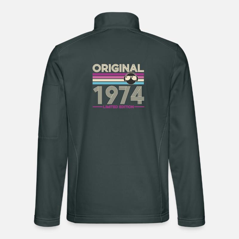 1974 Edition Originale Retro Veste en tissu softshell Unisexe