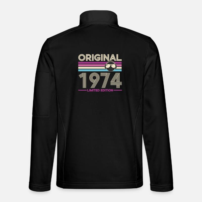 1974 Retro First Edition - Unisex Softshell Jacket - black