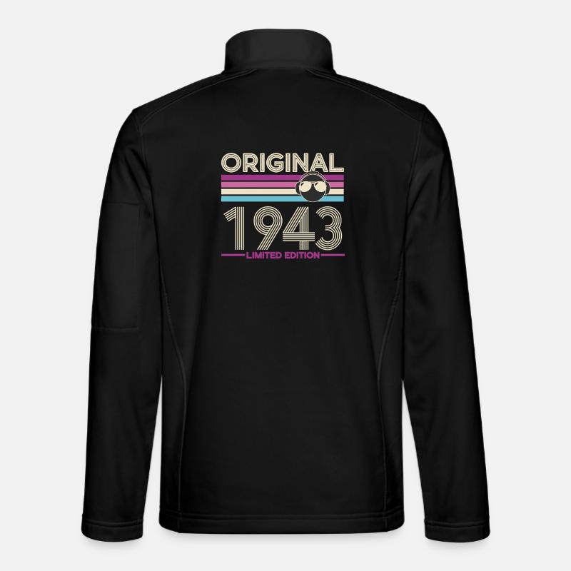 Original 1943 Edition Retro - Veste en tissu softshell Unisexe - noir