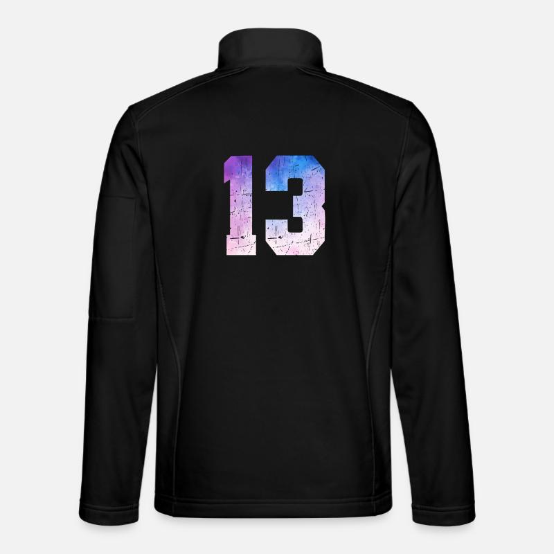 Ausgabe 13 – 13. Jubiläumsgeschenk - Unisex Softshelljacke - Schwarz