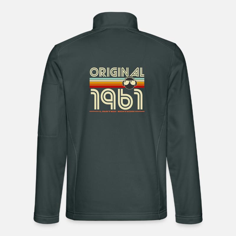 Original 1961 Retro Helmets Tee Unisex Softshell Jacket