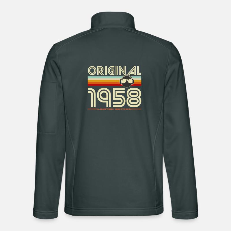 Original 1958 édition rétro Veste en tissu softshell Unisexe
