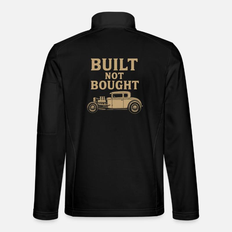 Construit, pas acheté – Atelier vintage Hot Rod Veste en tissu softshell Unisexe