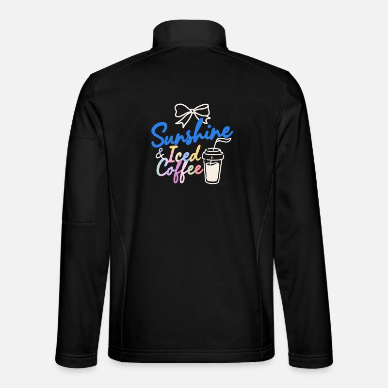 Vacances d’été au soleil - Veste en tissu softshell Unisexe - noir