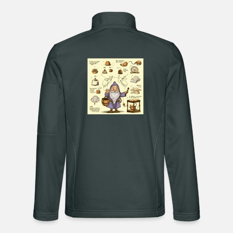 Magicien de cuisine d’alchimie Veste en tissu softshell Unisexe