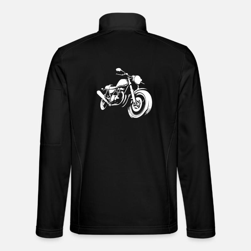Motard Motard - Veste en tissu softshell Unisexe - noir