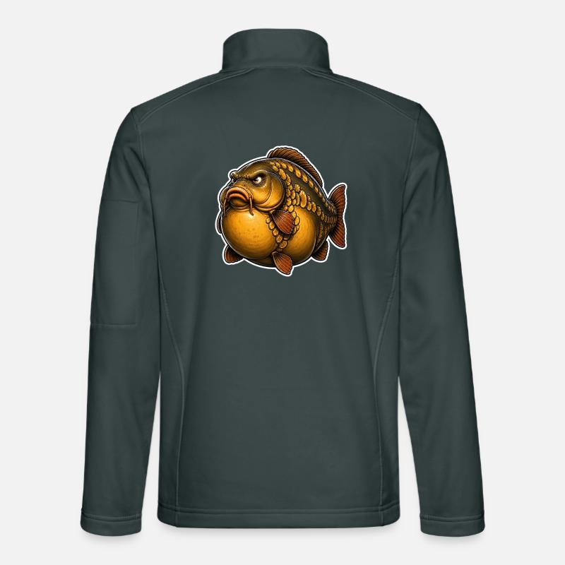 Fat Mirror Karpfenfischen Unisex Softshelljacke