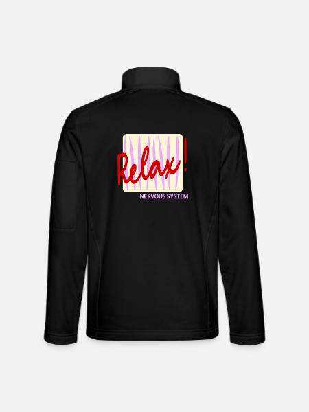 Nervous System Relax - Unisex Softshell Jacket - black