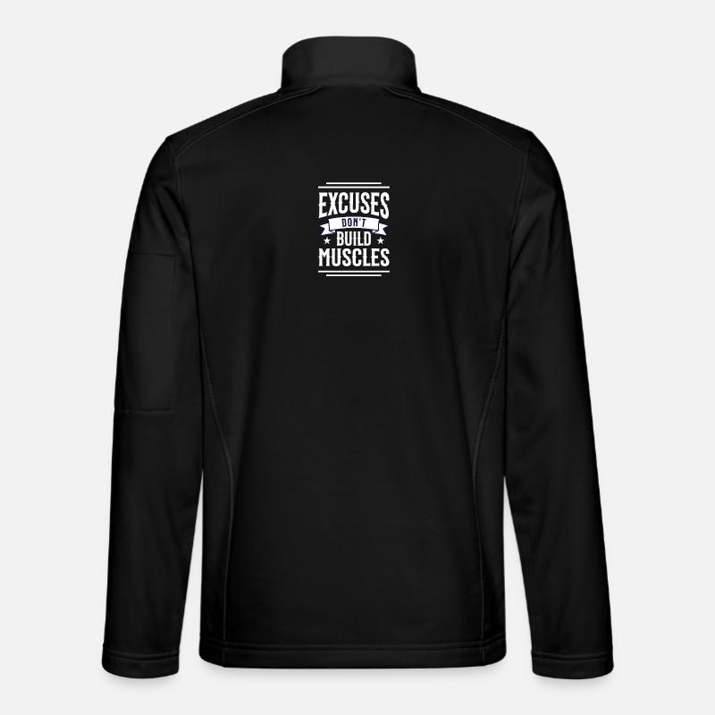Entschuldige dich nicht - Unisex Softshelljacke - Schwarz