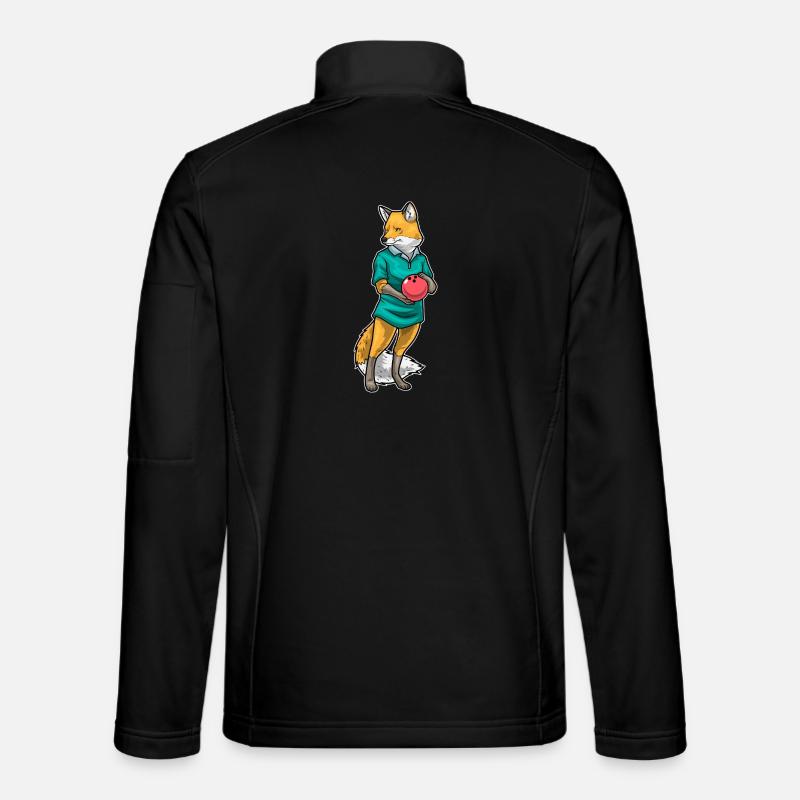 Fuchs Bowling Bowlingkugel - Unisex Softshelljacke - Schwarz