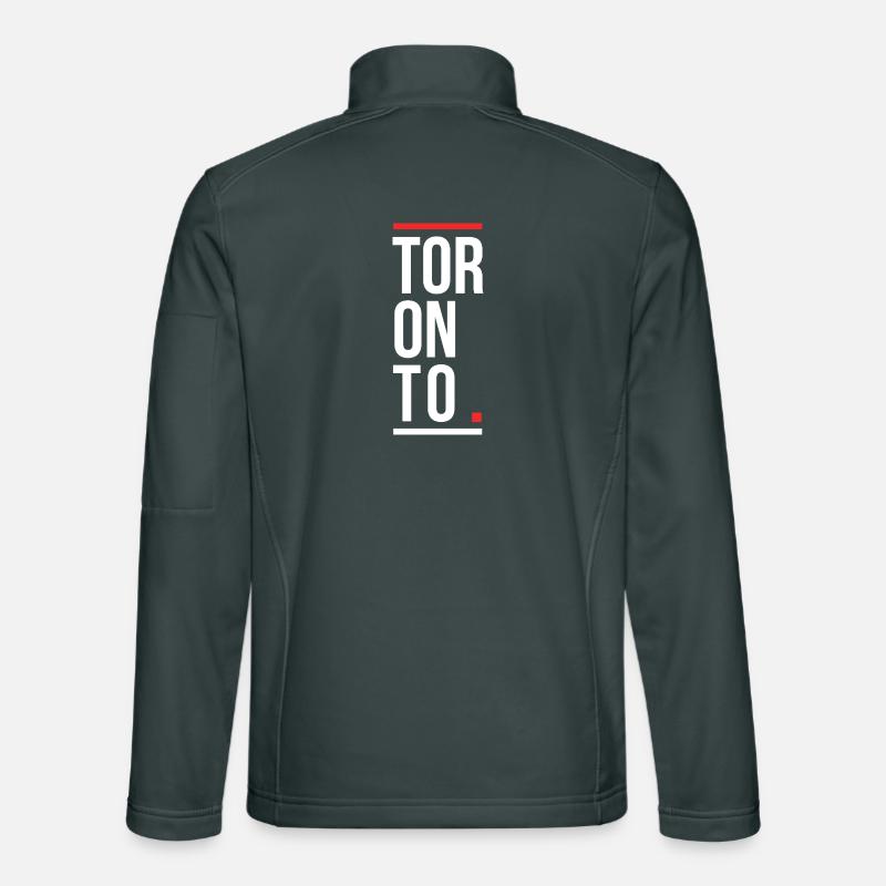 Conception du logo de la ville canadienne de Toronto Veste en tissu softshell Unisexe
