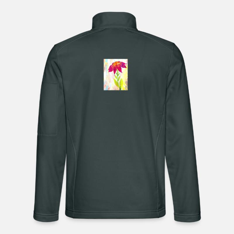 A flower Unisex Softshell Jacket