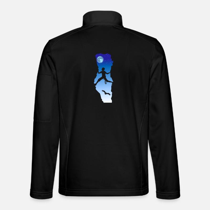 Night Climbing - Unisex Softshell Jacket - black