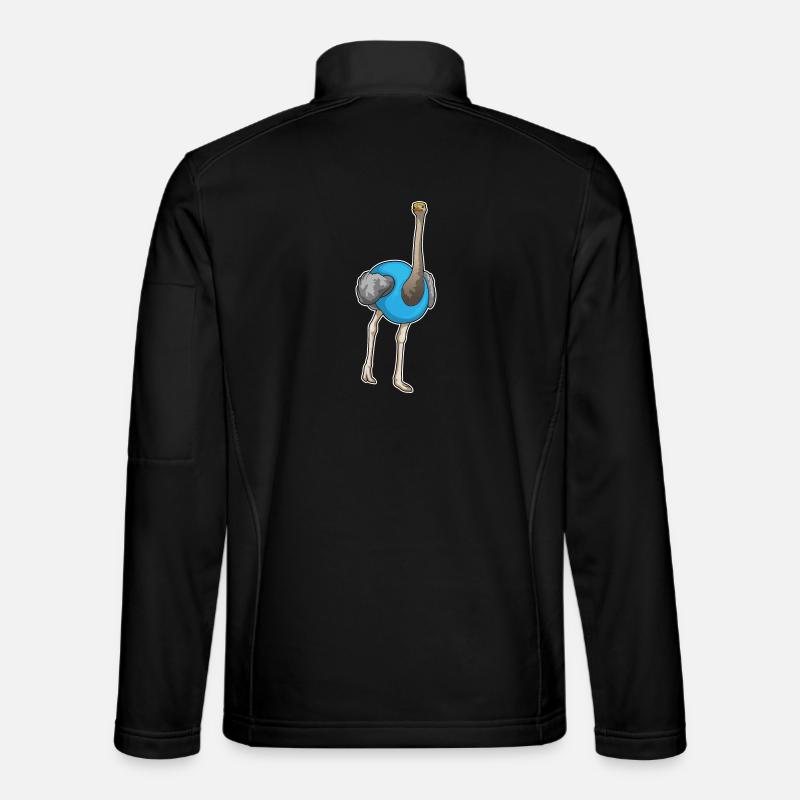 Ostrich Jogger Jogging Sport - Unisex Softshell Jacket - black