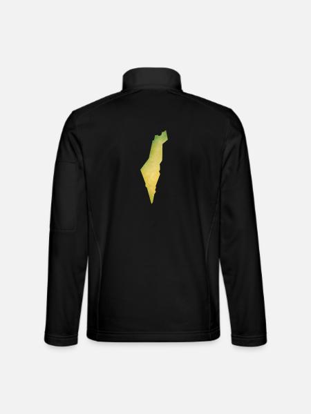 Israel - Unisex Softshelljacke - Schwarz